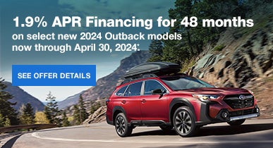  Outback offer | Sunset Hills Subaru in Sunset Hills MO