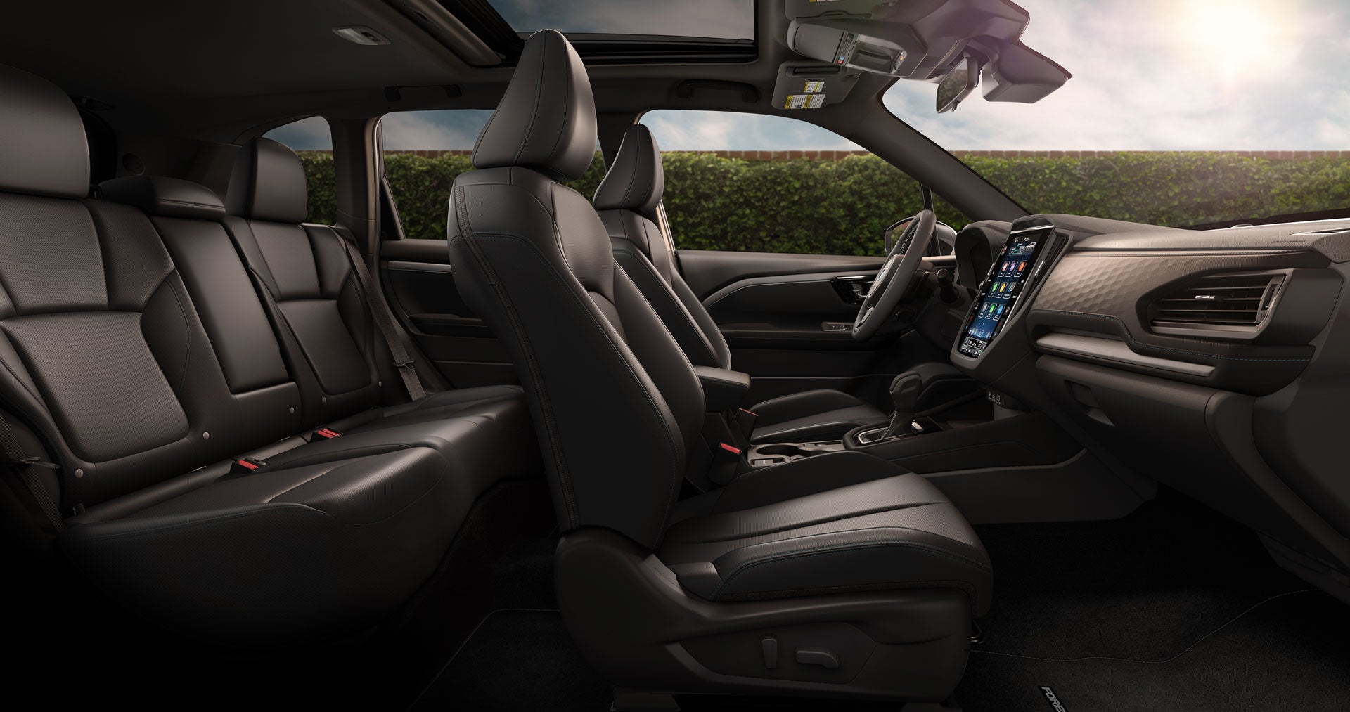2025 Subaru Forester Limited Shown in Black Leather