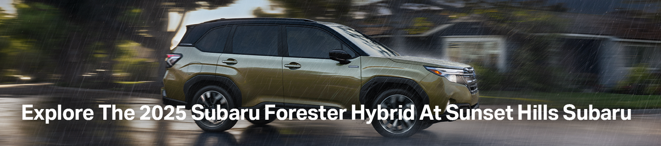 2025 Subaru Forester Hybrid Banner