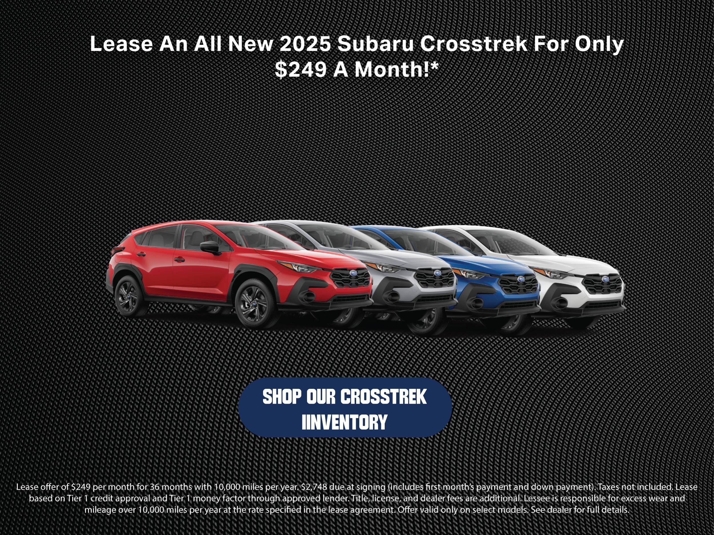 Crosstrek Leasing Special