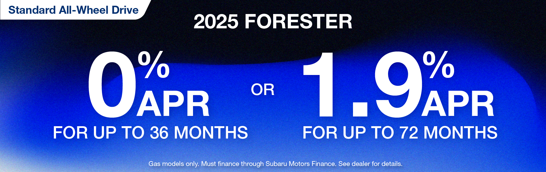 2025 Forester Specials