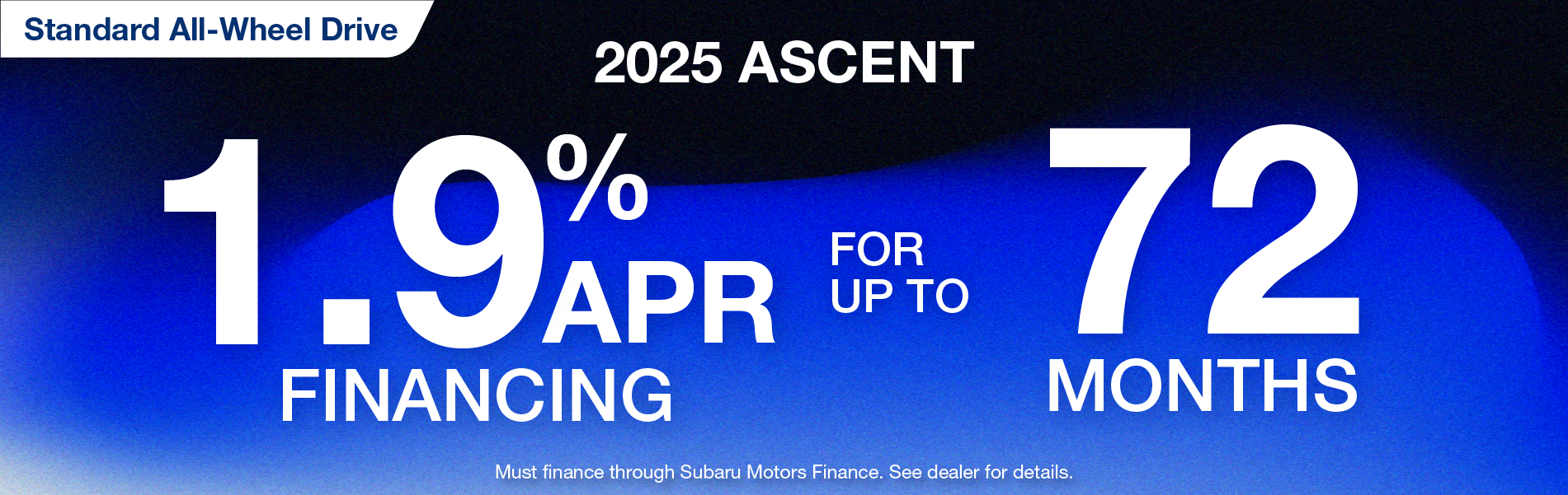 2025 Ascent Specials