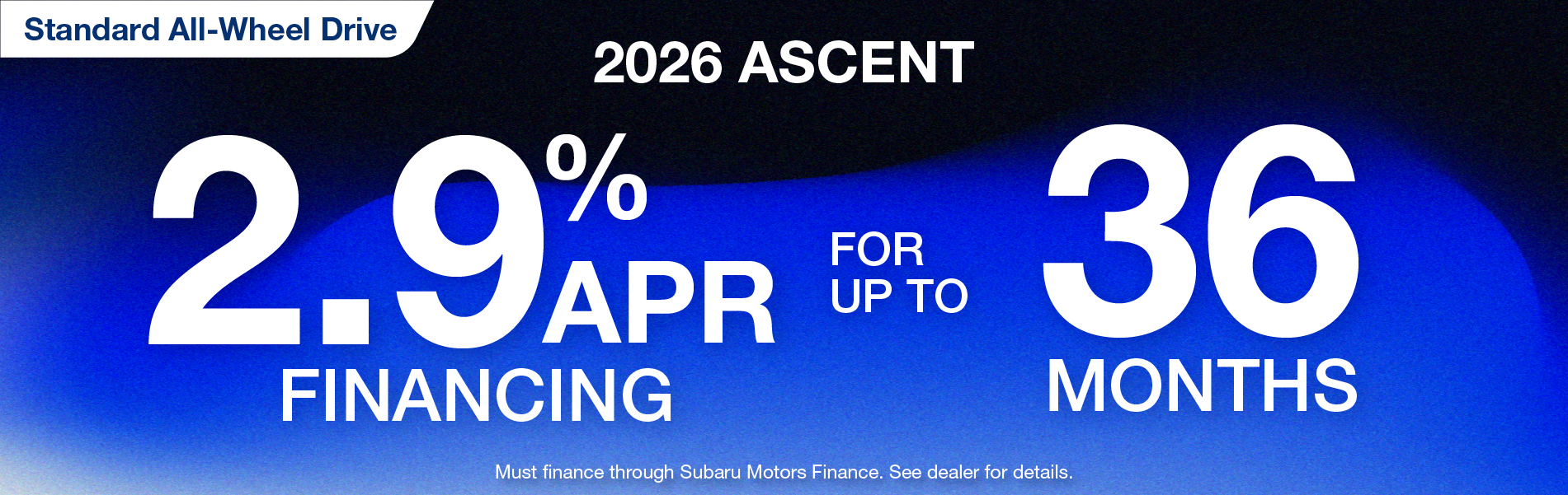 2026 Ascent Specials