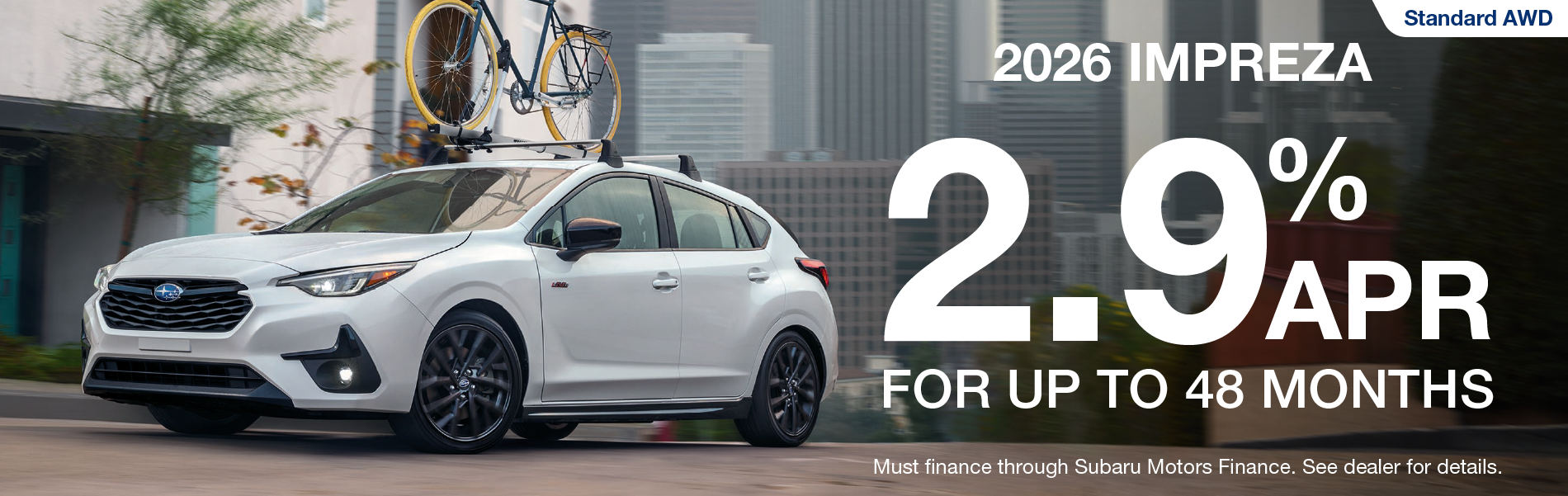 2026 Impreza Specials