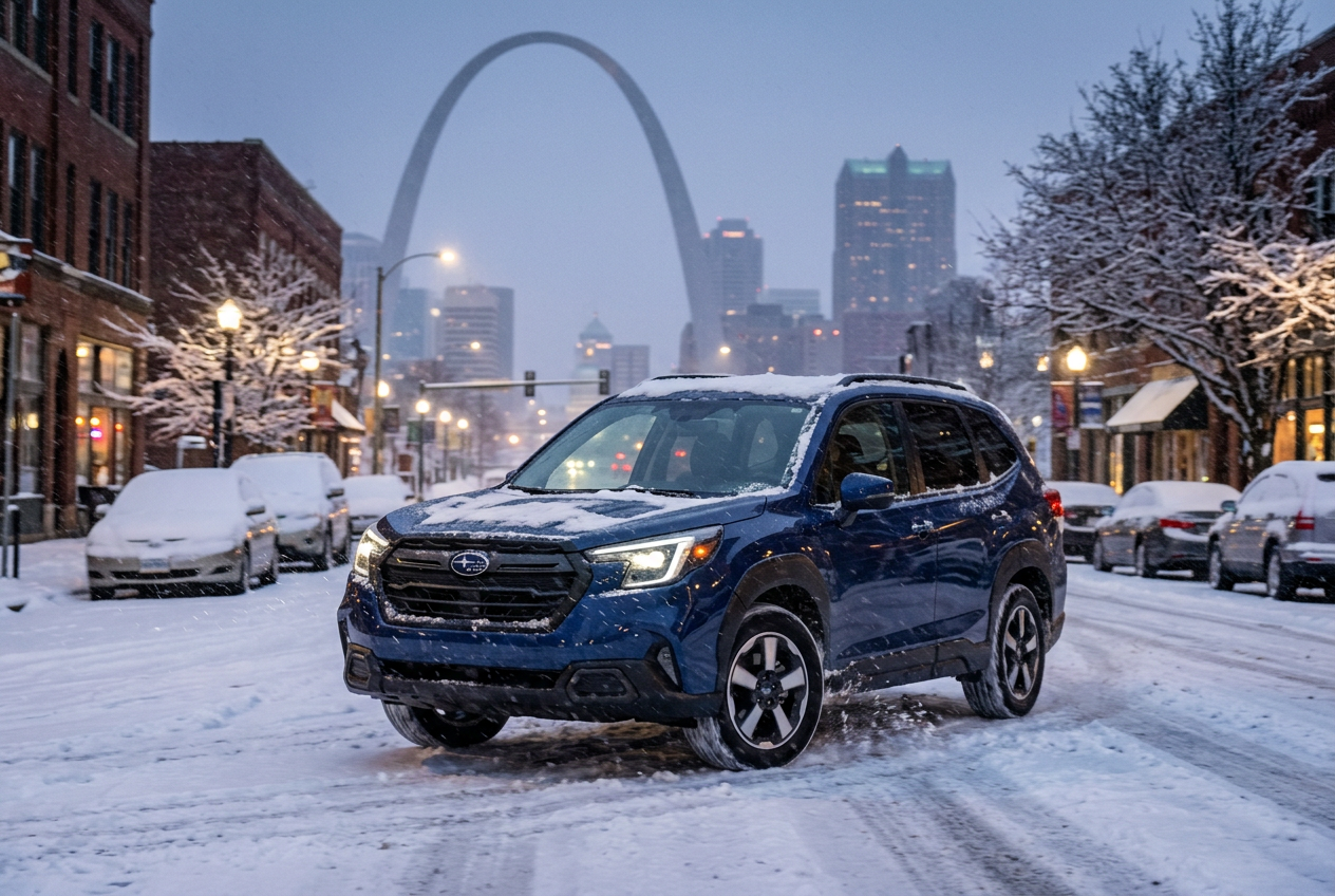 Forester in Downtown STL